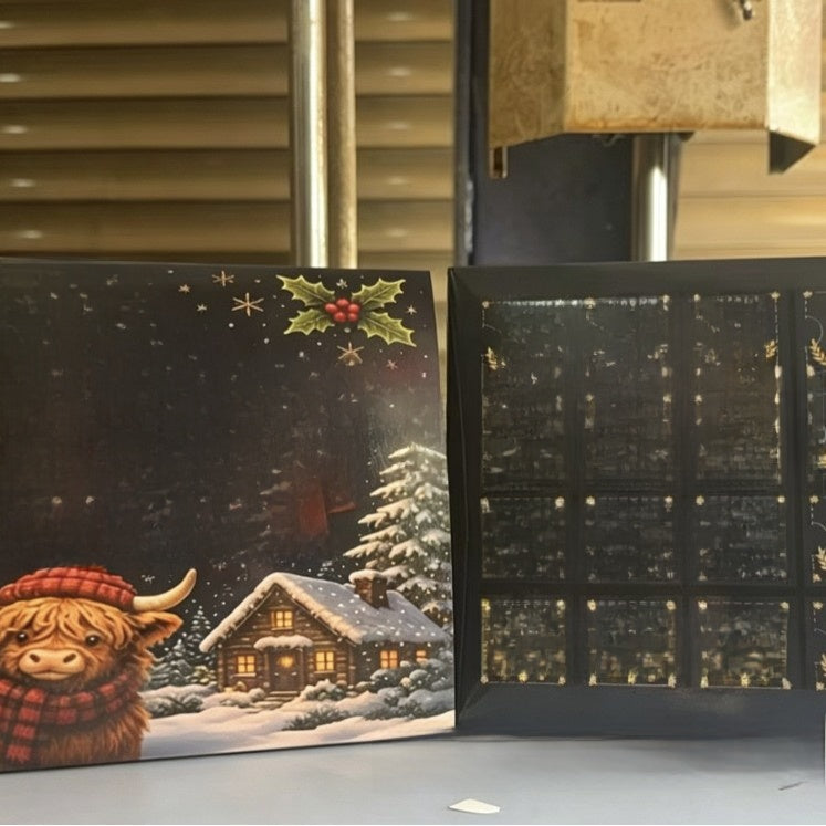 Christmas Advent Calendar with Animal Figures