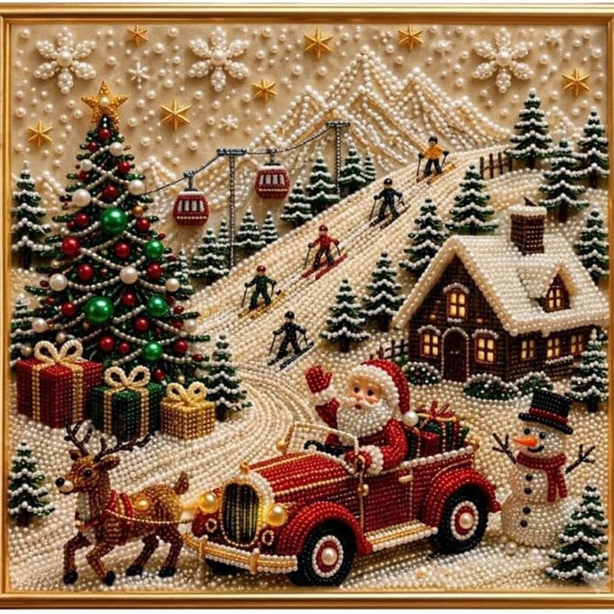Christmas Pearl Diamond Painting Art Kit