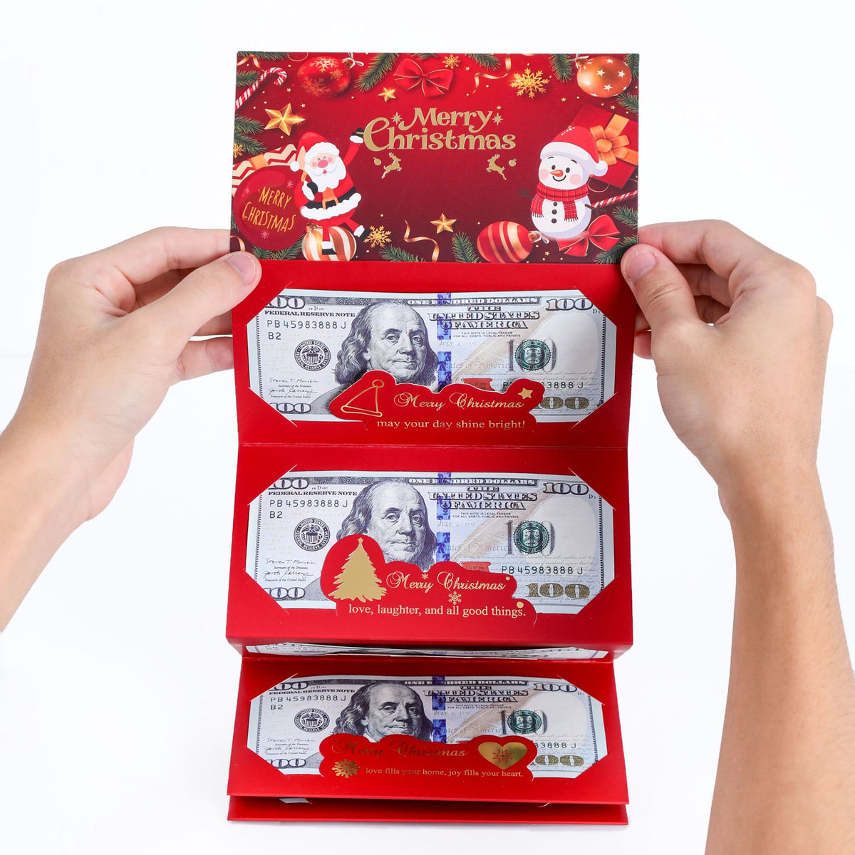 Christmas Dollar Red Envelope Party Money Box