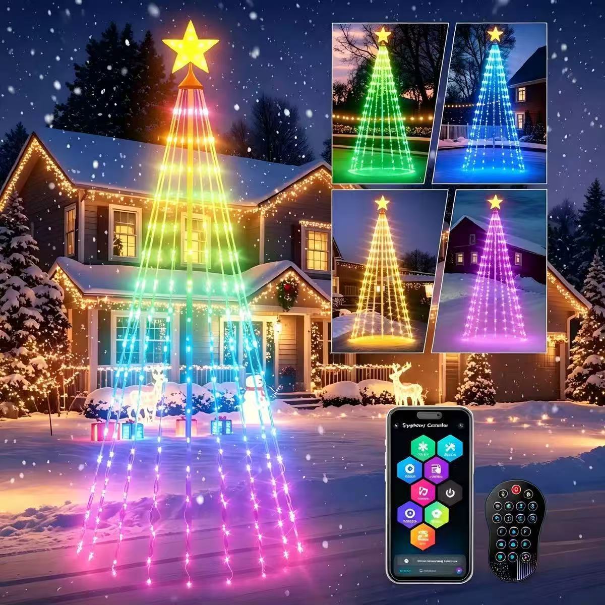 Christmas tree string lights