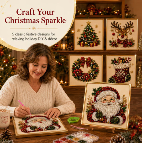 Christmas Pearl Diamond Painting Art Kit