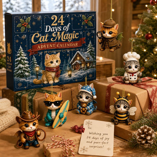Advent Calendar Blind Box Christmas Countdown Cat Gift